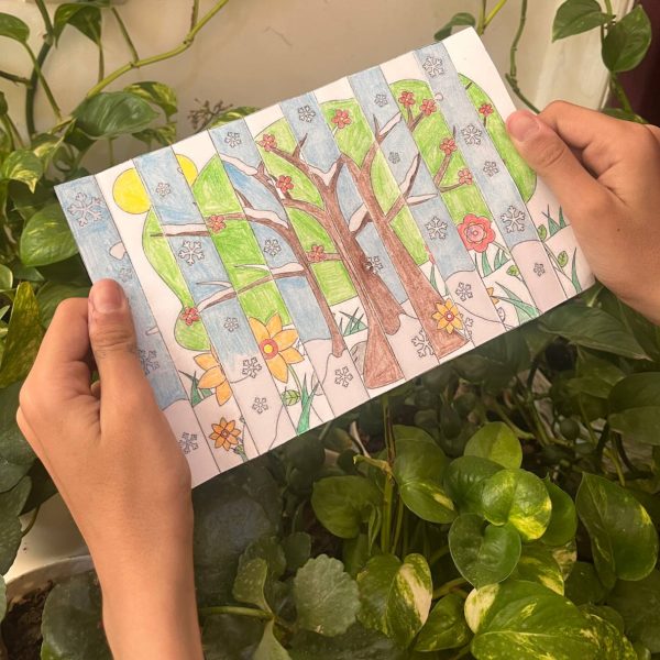 کاربرگ نقاشی بهارانه